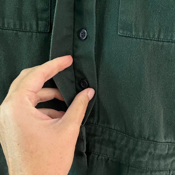 Rue Stiic Ukiyo Worksuit/Jumper/Jumpsuit Sort Sleeve in Emerald Green- Large - Picture 6 of 13